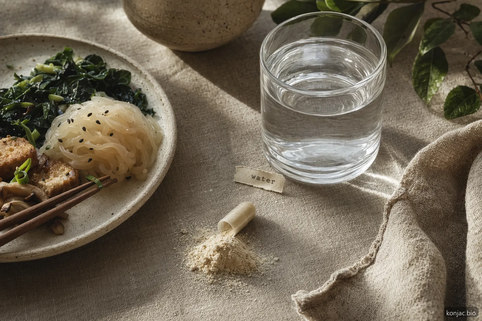 glucomannan weight loss supplement should be taken before meals with plenty of water for safer fullness support.