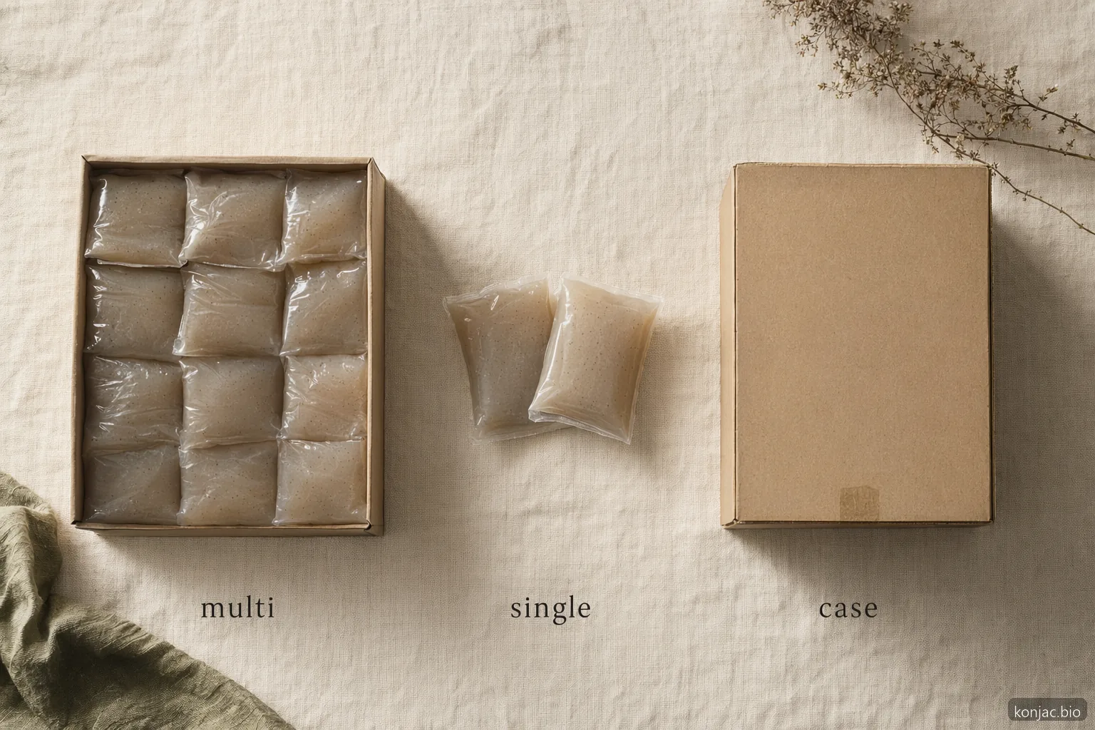 konjac jelly costco price comparison shows multipacks, singles, and cases as different buying paths