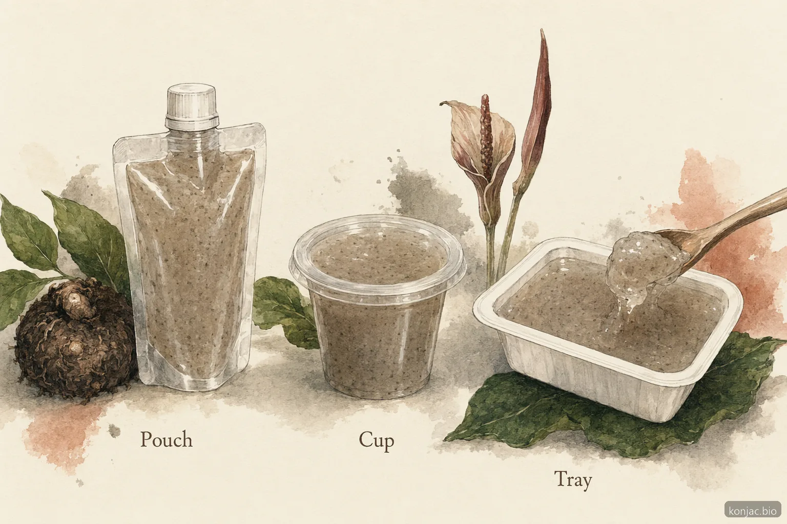 konjac jelly near me formats usually include squeeze pouches, mini cups, and spoonable trays in local snack aisles