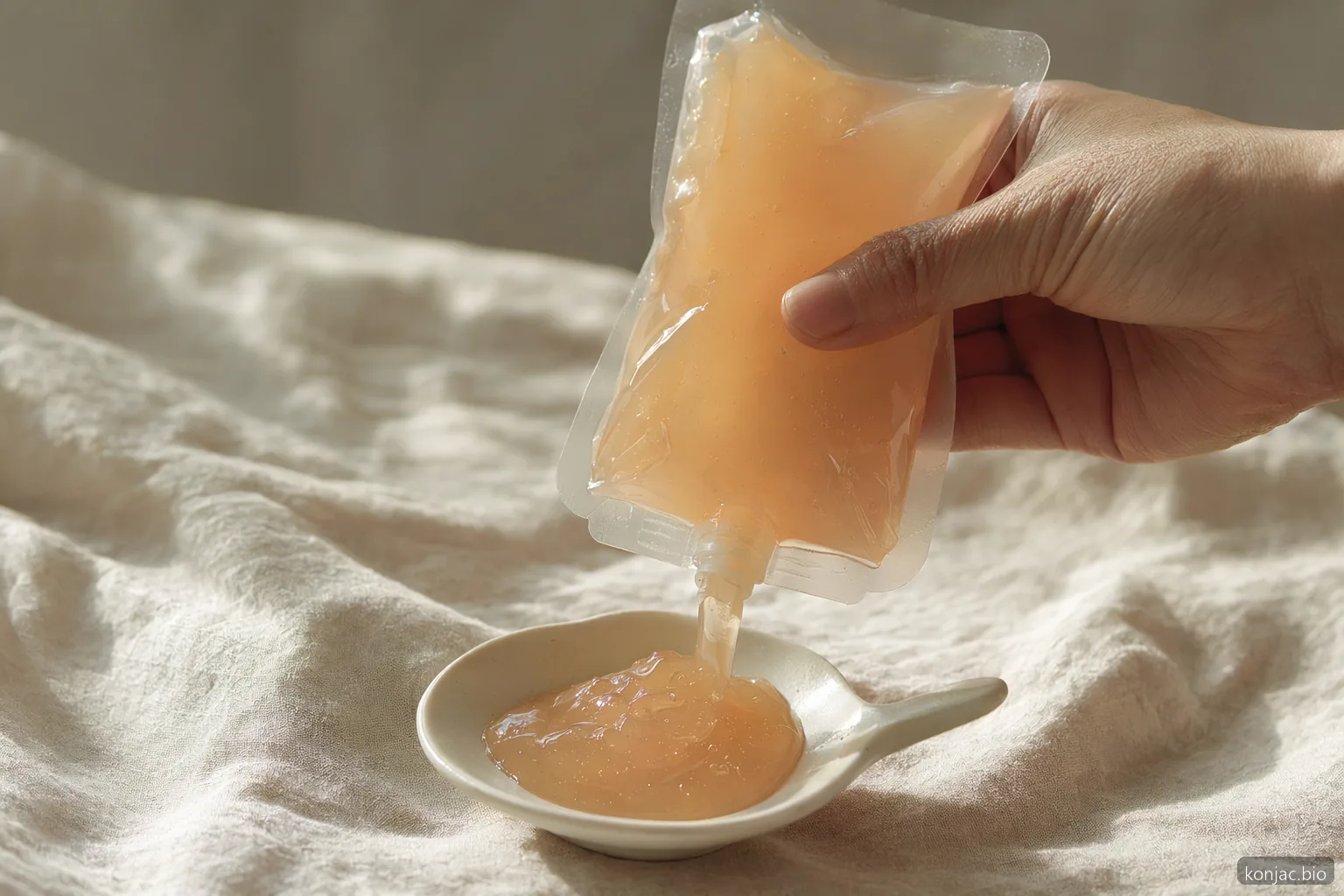 Spout pouch konjac jelly format