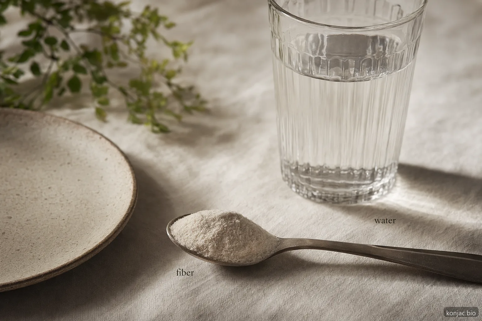 Glucomannan for weight loss works safely when konjac fiber is taken before meals with enough water.