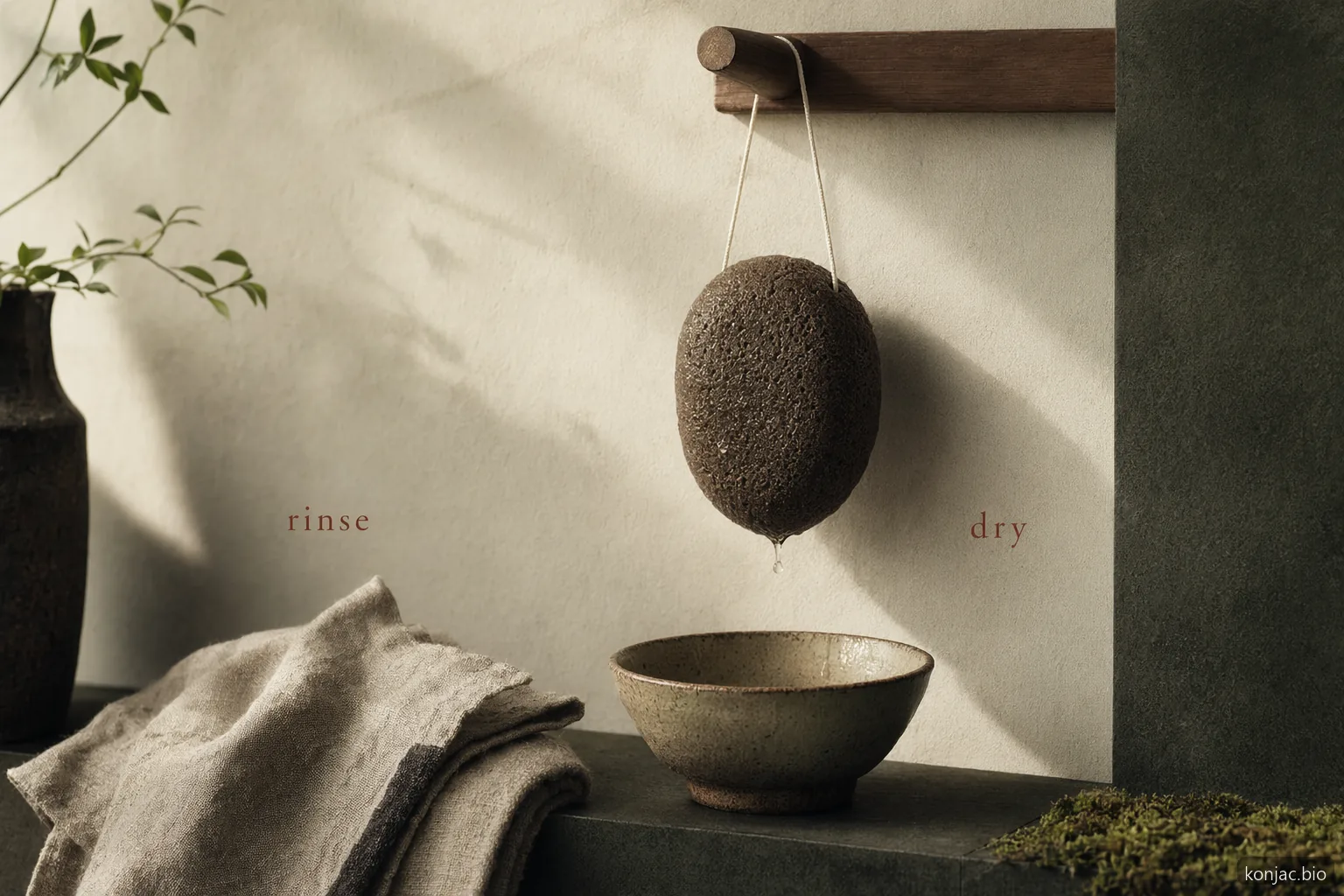 konjac sponge japan use is safer when the sponge is rinsed well and dried fully between uses
